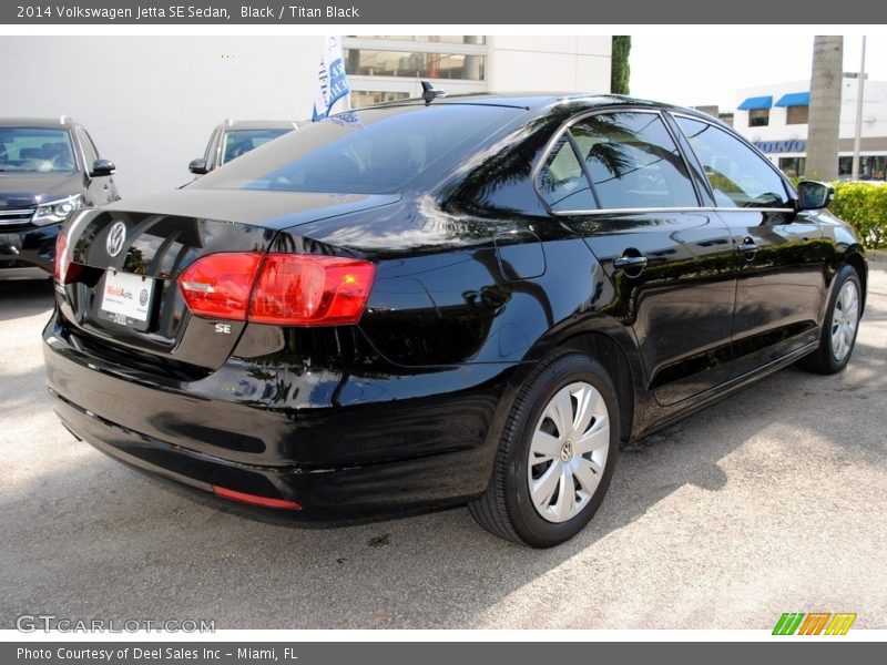 Black / Titan Black 2014 Volkswagen Jetta SE Sedan