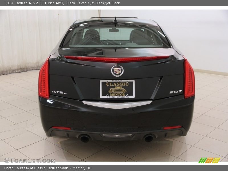 Black Raven / Jet Black/Jet Black 2014 Cadillac ATS 2.0L Turbo AWD