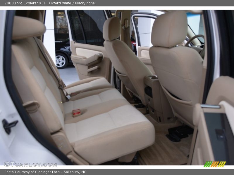 Oxford White / Black/Stone 2008 Ford Explorer XLT