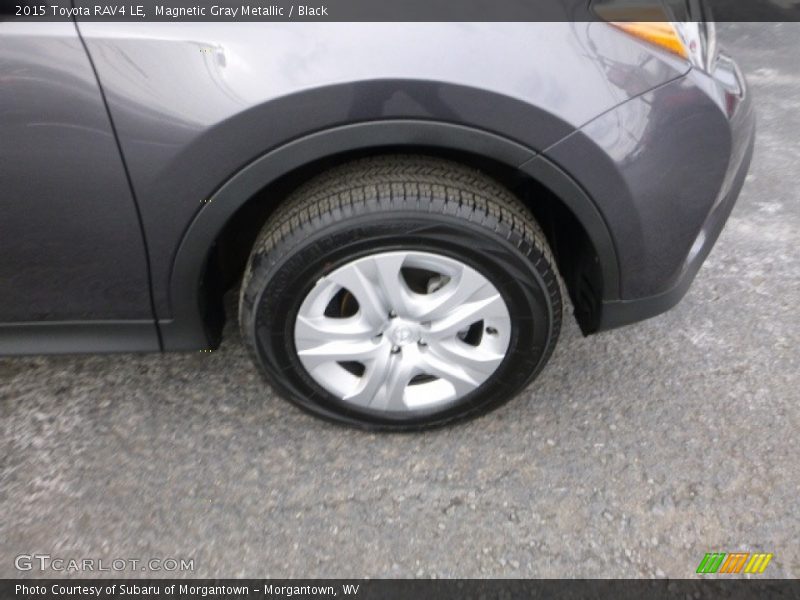 Magnetic Gray Metallic / Black 2015 Toyota RAV4 LE