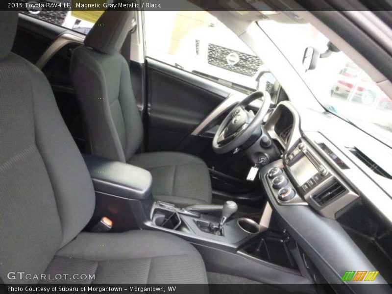 Magnetic Gray Metallic / Black 2015 Toyota RAV4 LE