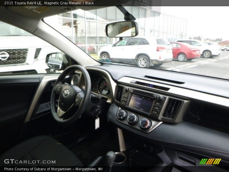 Magnetic Gray Metallic / Black 2015 Toyota RAV4 LE