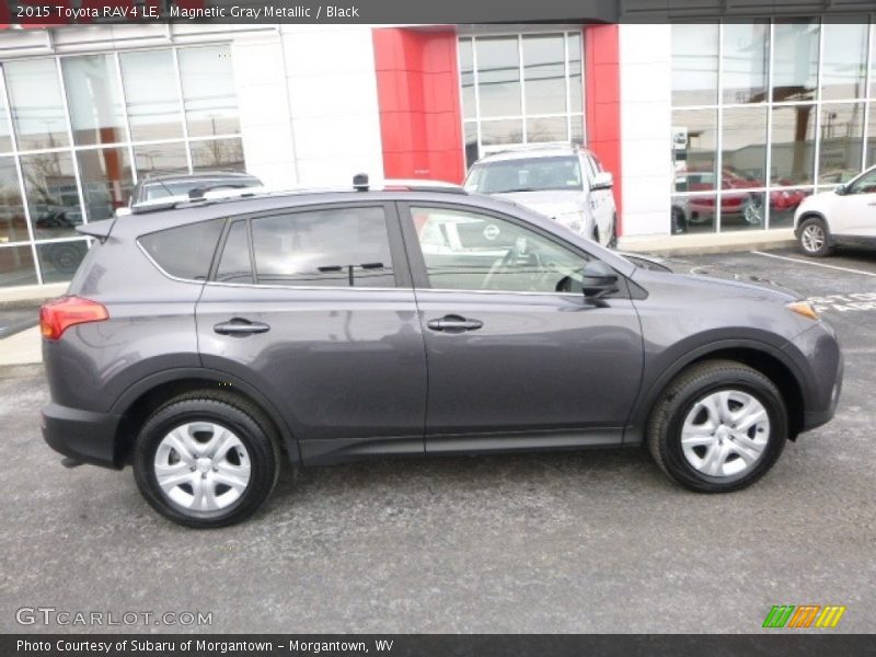 Magnetic Gray Metallic / Black 2015 Toyota RAV4 LE