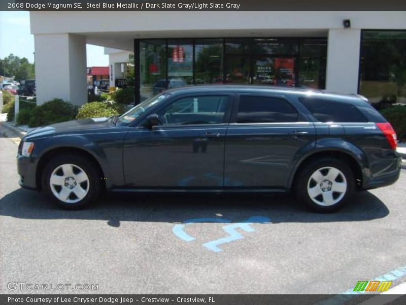 Steel Blue Metallic / Dark Slate Gray/Light Slate Gray 2008 Dodge Magnum SE