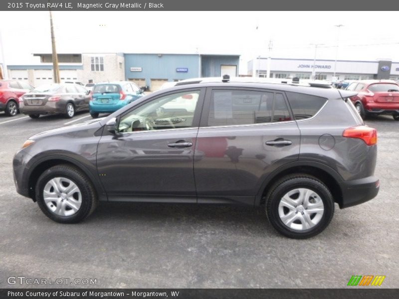 Magnetic Gray Metallic / Black 2015 Toyota RAV4 LE