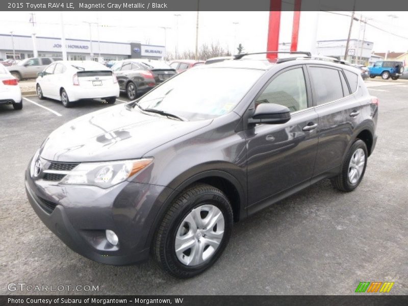 Magnetic Gray Metallic / Black 2015 Toyota RAV4 LE