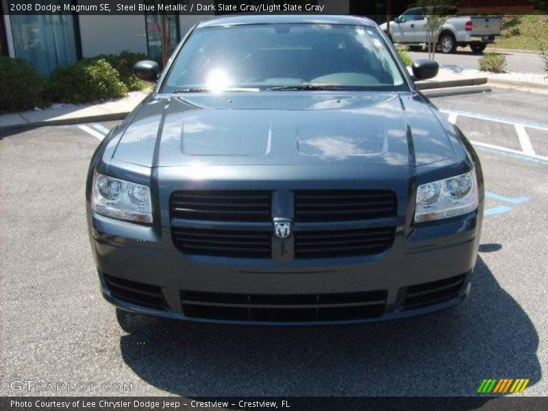 Steel Blue Metallic / Dark Slate Gray/Light Slate Gray 2008 Dodge Magnum SE