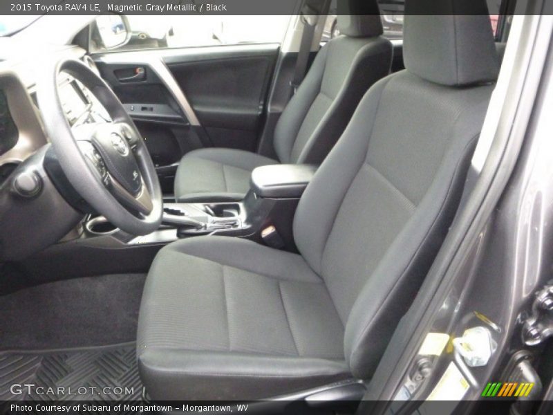 Magnetic Gray Metallic / Black 2015 Toyota RAV4 LE