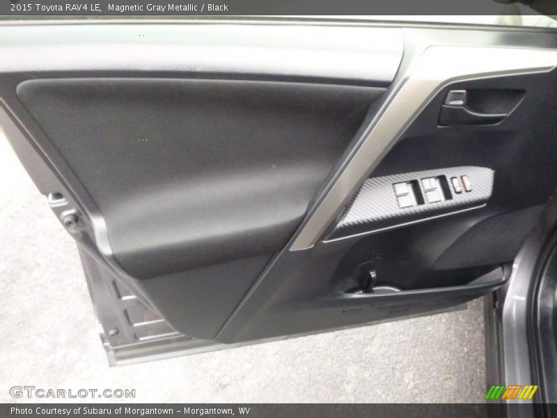 Magnetic Gray Metallic / Black 2015 Toyota RAV4 LE