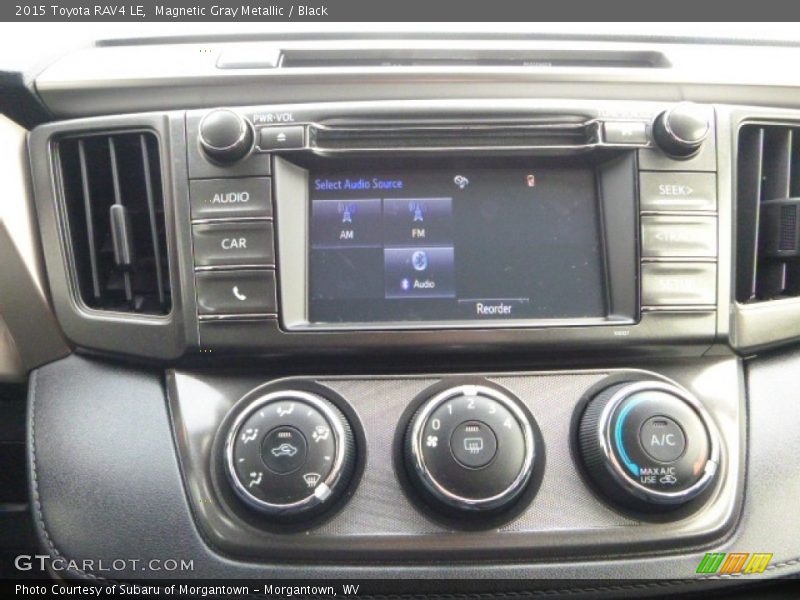Magnetic Gray Metallic / Black 2015 Toyota RAV4 LE