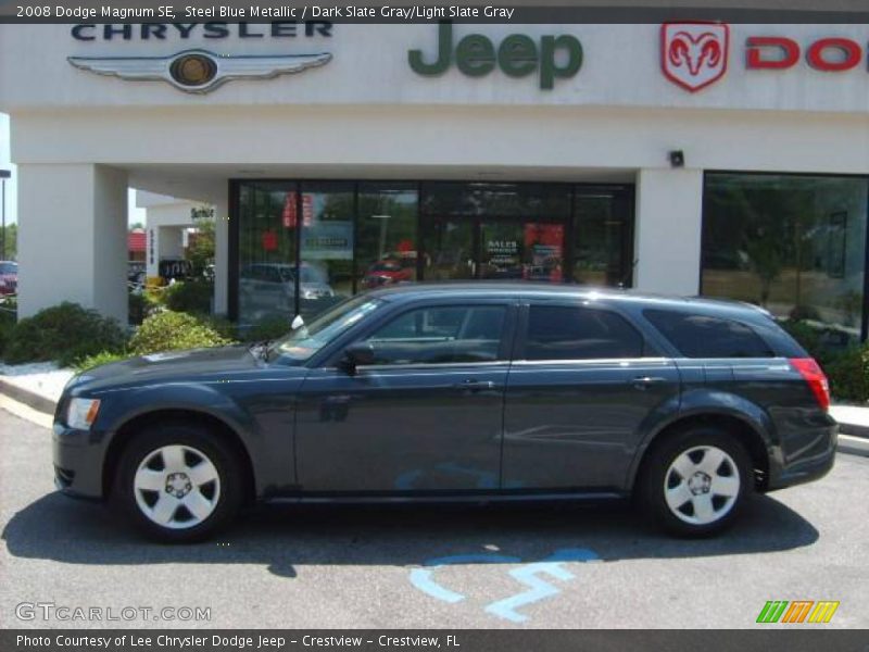 Steel Blue Metallic / Dark Slate Gray/Light Slate Gray 2008 Dodge Magnum SE