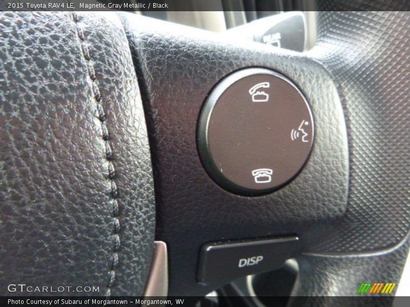 Magnetic Gray Metallic / Black 2015 Toyota RAV4 LE