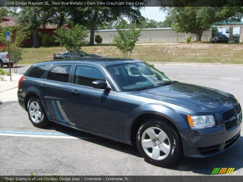 Steel Blue Metallic / Dark Slate Gray/Light Slate Gray 2008 Dodge Magnum SE