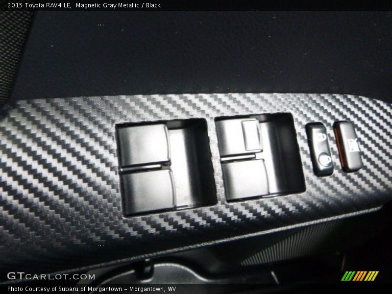 Magnetic Gray Metallic / Black 2015 Toyota RAV4 LE