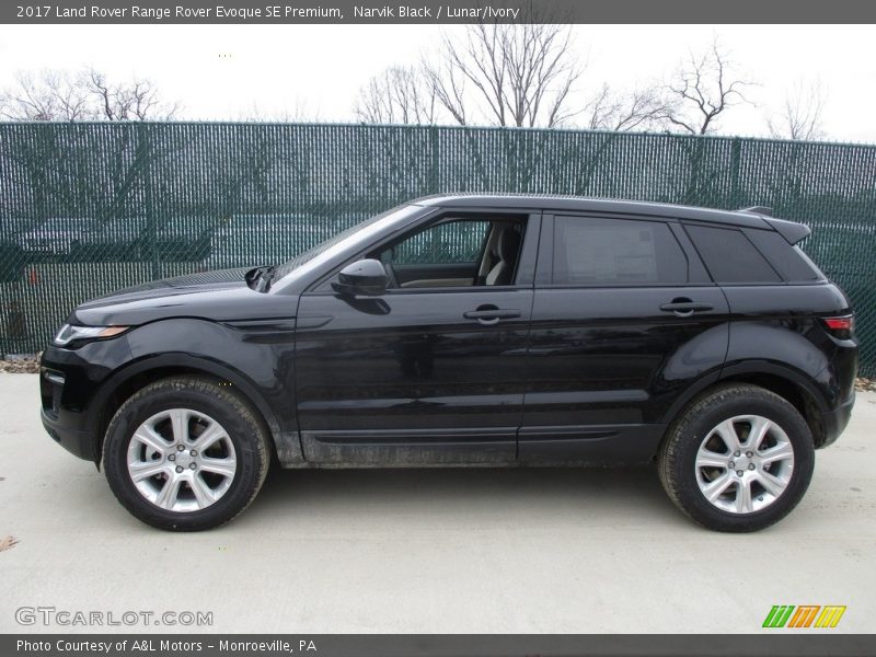 Narvik Black / Lunar/Ivory 2017 Land Rover Range Rover Evoque SE Premium