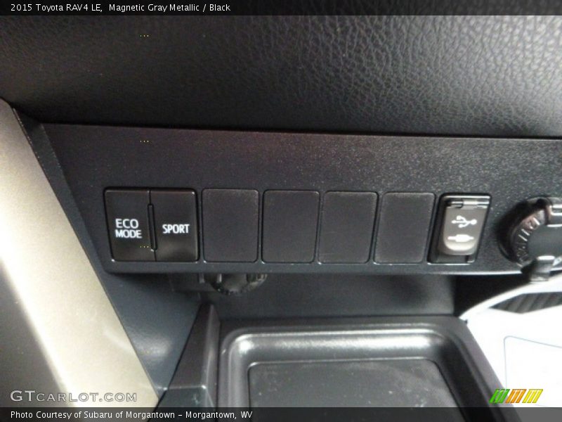 Magnetic Gray Metallic / Black 2015 Toyota RAV4 LE