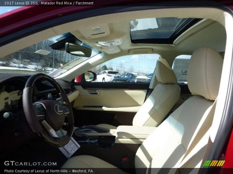 Matador Red Mica / Parchment 2017 Lexus ES 350