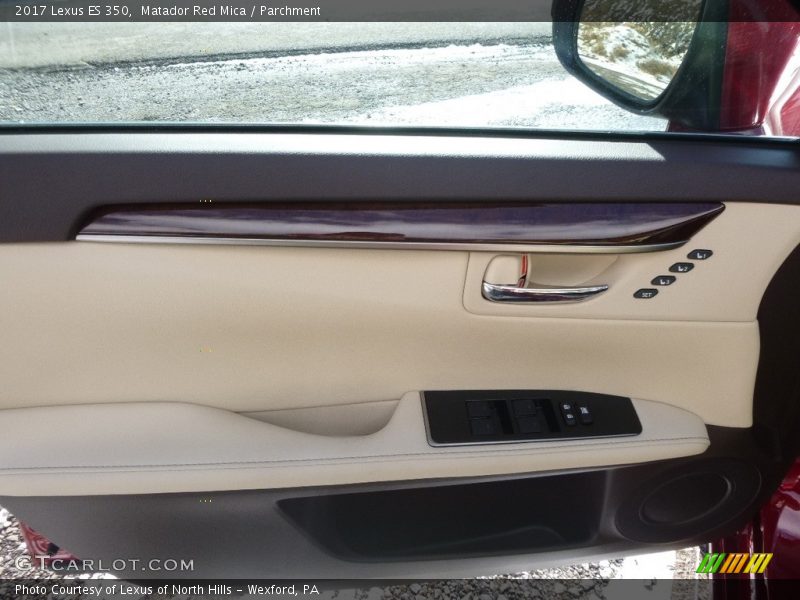 Matador Red Mica / Parchment 2017 Lexus ES 350