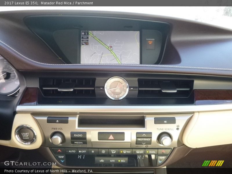 Matador Red Mica / Parchment 2017 Lexus ES 350