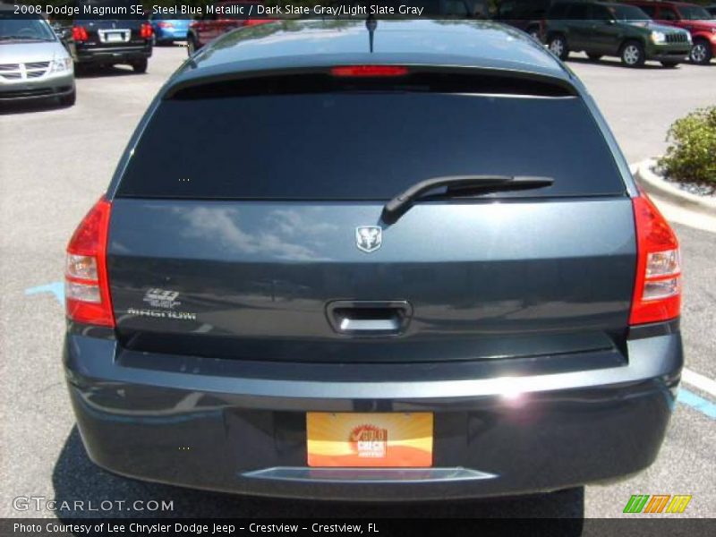 Steel Blue Metallic / Dark Slate Gray/Light Slate Gray 2008 Dodge Magnum SE