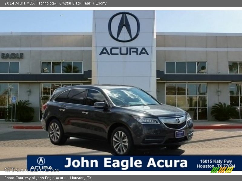 Crystal Black Pearl / Ebony 2014 Acura MDX Technology