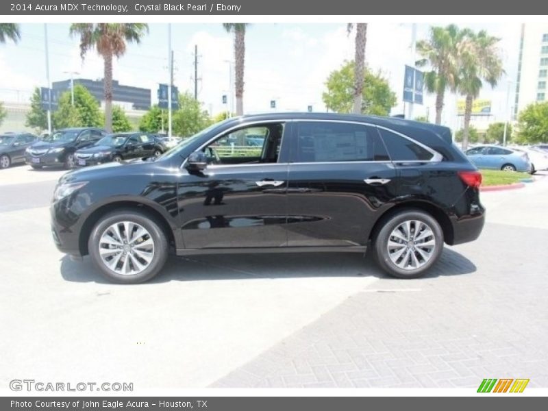 Crystal Black Pearl / Ebony 2014 Acura MDX Technology
