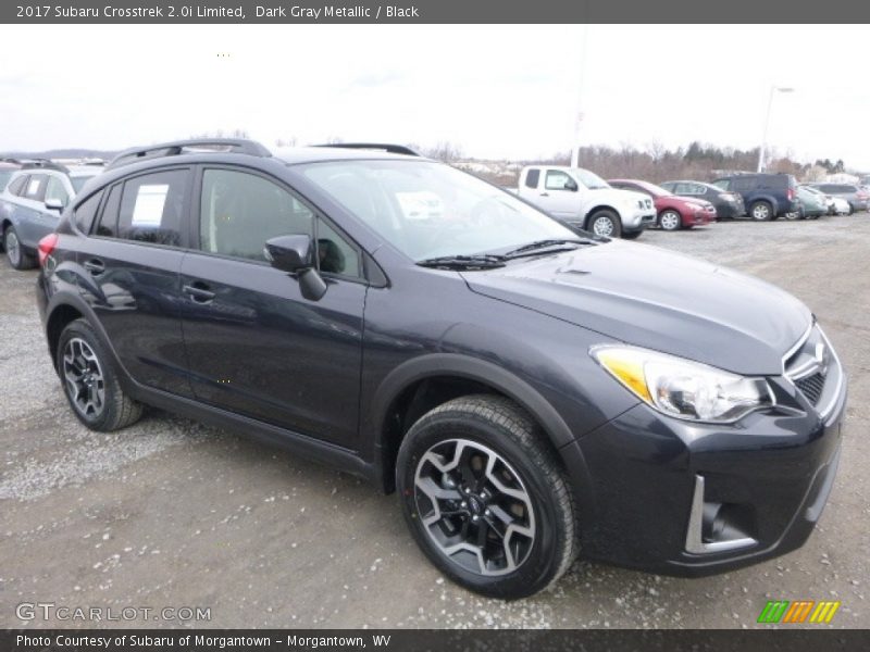 Dark Gray Metallic / Black 2017 Subaru Crosstrek 2.0i Limited