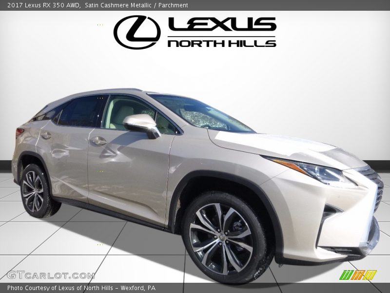 Satin Cashmere Metallic / Parchment 2017 Lexus RX 350 AWD