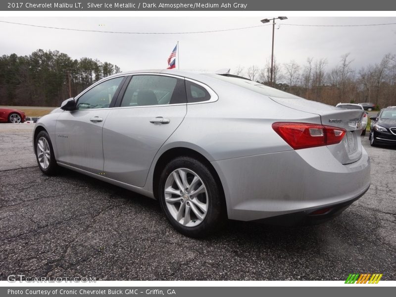 Silver Ice Metallic / Dark Atmosphere/Medium Ash Gray 2017 Chevrolet Malibu LT