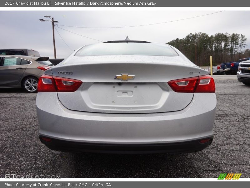 Silver Ice Metallic / Dark Atmosphere/Medium Ash Gray 2017 Chevrolet Malibu LT
