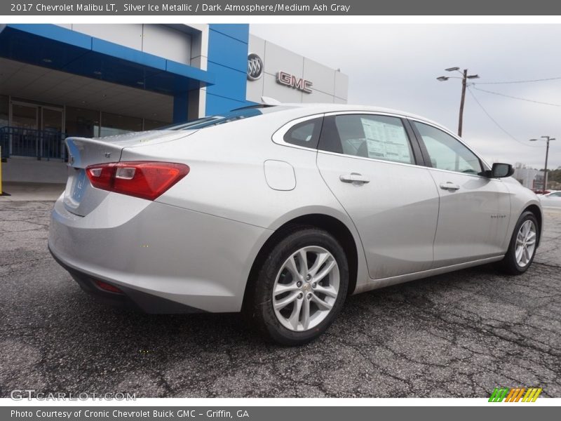 Silver Ice Metallic / Dark Atmosphere/Medium Ash Gray 2017 Chevrolet Malibu LT