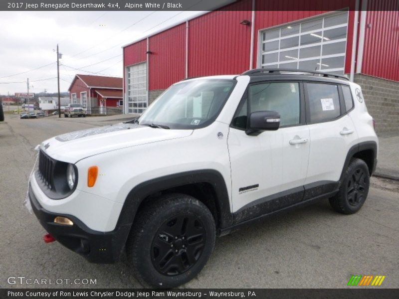 Alpine White / Black 2017 Jeep Renegade Deserthawk 4x4