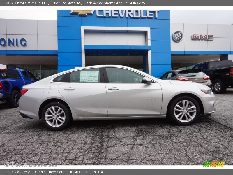 Silver Ice Metallic / Dark Atmosphere/Medium Ash Gray 2017 Chevrolet Malibu LT