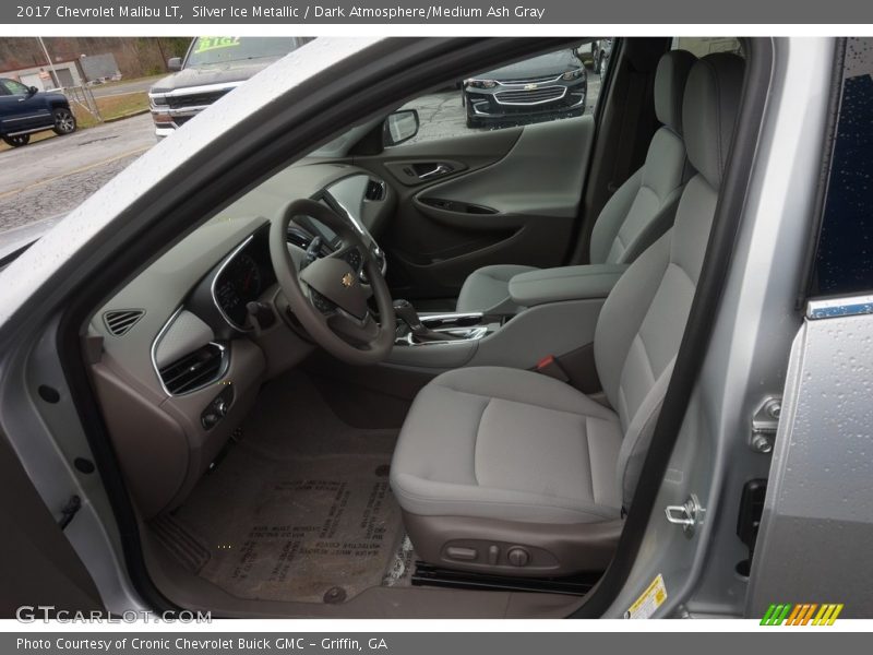 Silver Ice Metallic / Dark Atmosphere/Medium Ash Gray 2017 Chevrolet Malibu LT
