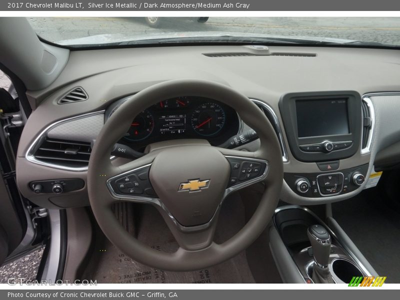 Silver Ice Metallic / Dark Atmosphere/Medium Ash Gray 2017 Chevrolet Malibu LT