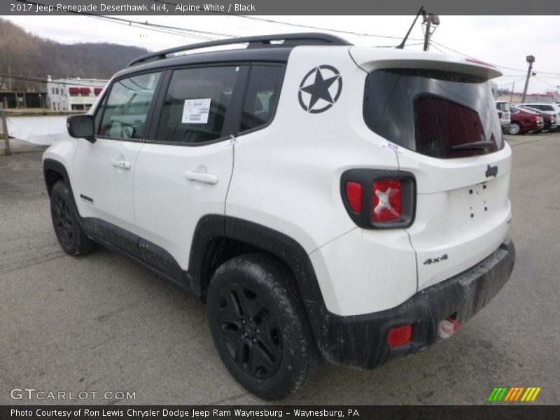 Alpine White / Black 2017 Jeep Renegade Deserthawk 4x4