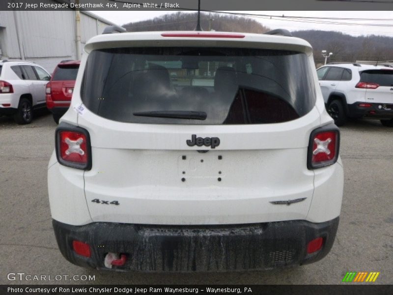 Alpine White / Black 2017 Jeep Renegade Deserthawk 4x4