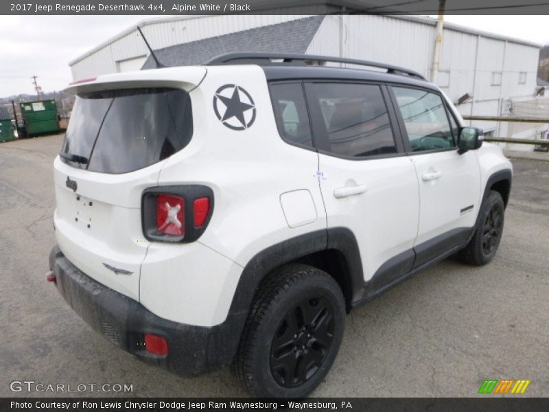 Alpine White / Black 2017 Jeep Renegade Deserthawk 4x4