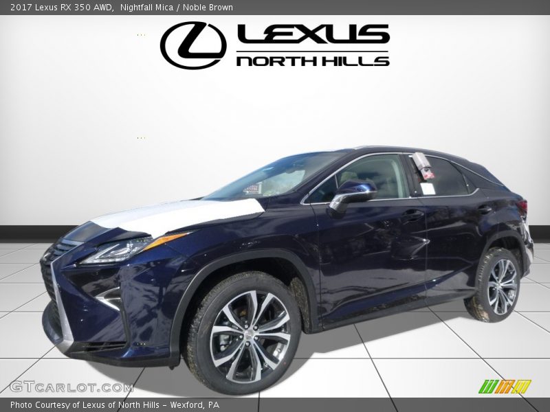 Nightfall Mica / Noble Brown 2017 Lexus RX 350 AWD