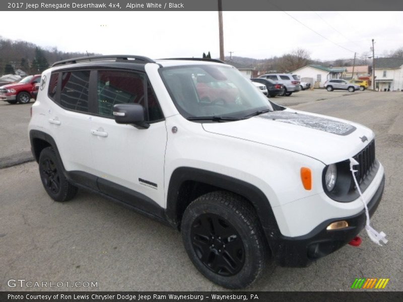 Alpine White / Black 2017 Jeep Renegade Deserthawk 4x4