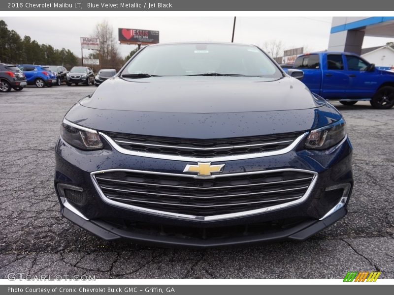Blue Velvet Metallic / Jet Black 2016 Chevrolet Malibu LT