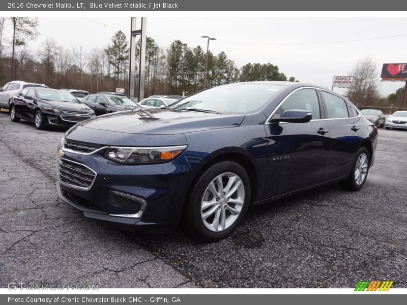 Blue Velvet Metallic / Jet Black 2016 Chevrolet Malibu LT