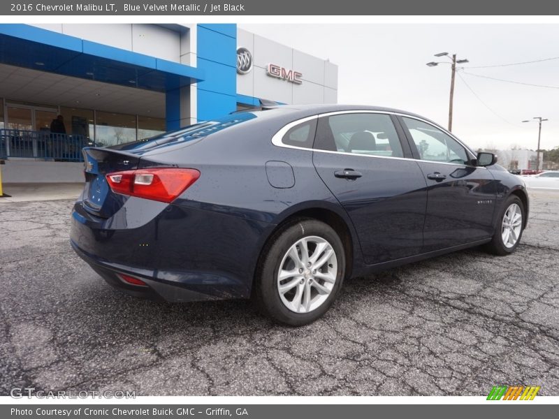Blue Velvet Metallic / Jet Black 2016 Chevrolet Malibu LT