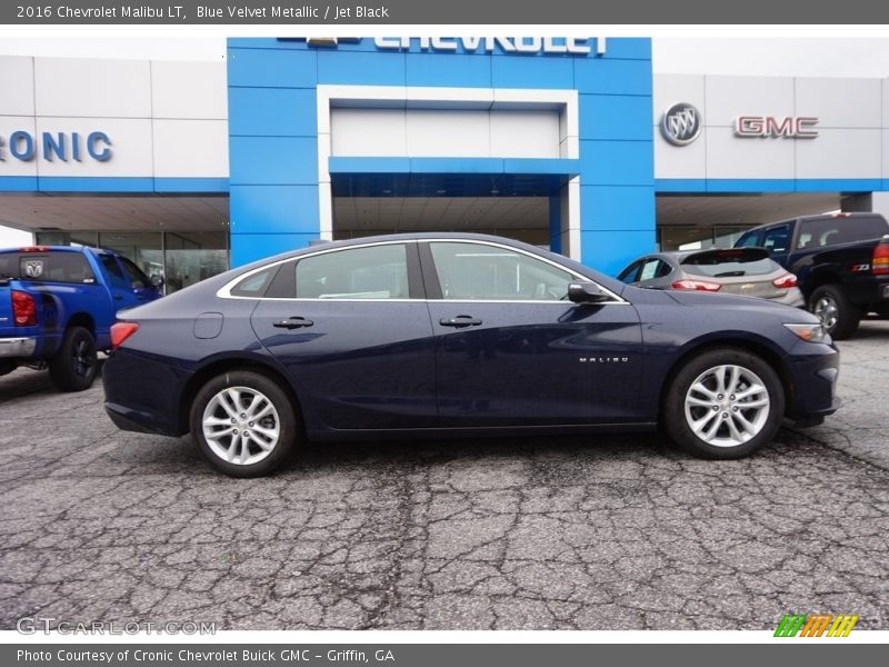 Blue Velvet Metallic / Jet Black 2016 Chevrolet Malibu LT