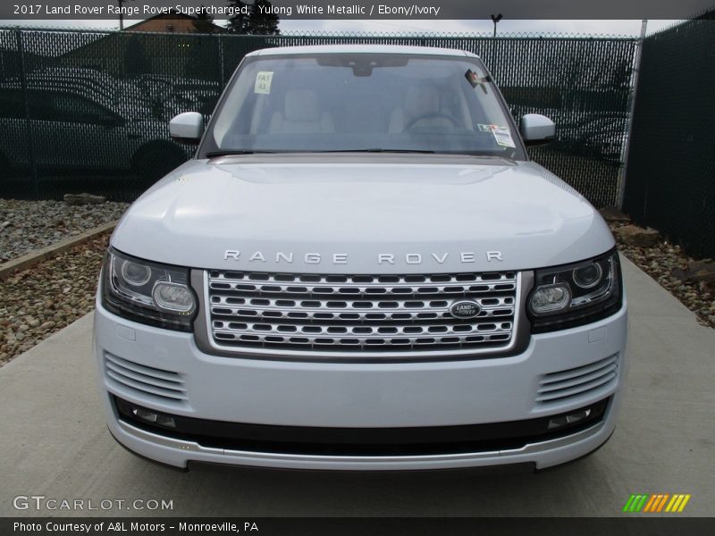 Yulong White Metallic / Ebony/Ivory 2017 Land Rover Range Rover Supercharged