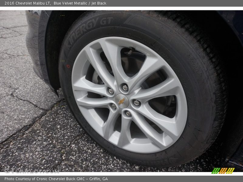 Blue Velvet Metallic / Jet Black 2016 Chevrolet Malibu LT