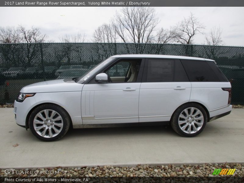 Yulong White Metallic / Ebony/Ivory 2017 Land Rover Range Rover Supercharged