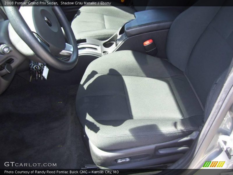 Shadow Gray Metallic / Ebony 2008 Pontiac Grand Prix Sedan