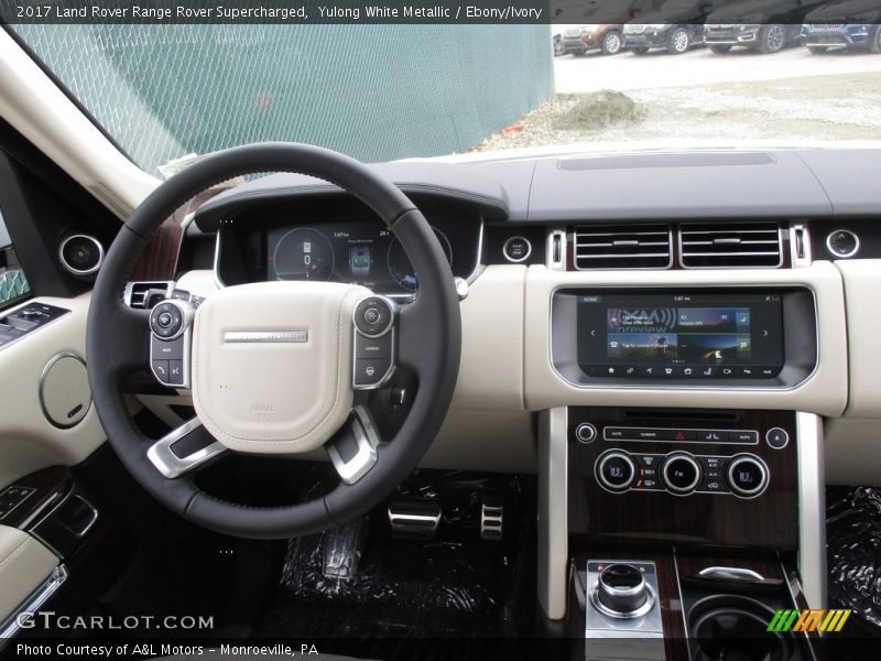 Yulong White Metallic / Ebony/Ivory 2017 Land Rover Range Rover Supercharged