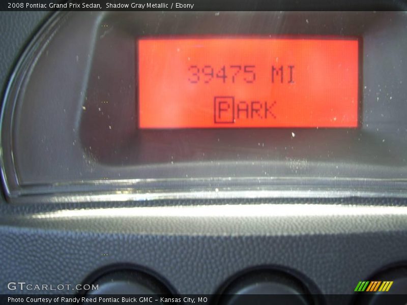 Shadow Gray Metallic / Ebony 2008 Pontiac Grand Prix Sedan